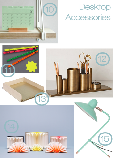 Dream Office Workspace - Desktop Accessories by Joanna Thornhill for Stylist's Own blog